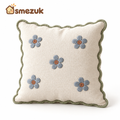 SMEZUK Embroidered Floral Throw Pillow main view