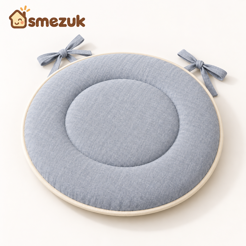 SMEZUK Round Tufted Chair Cushion main view