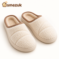 SMEZUK Quilted House Slippers main view