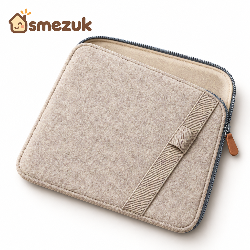 SMEZUK Padded Zippered Storage Pouch main view