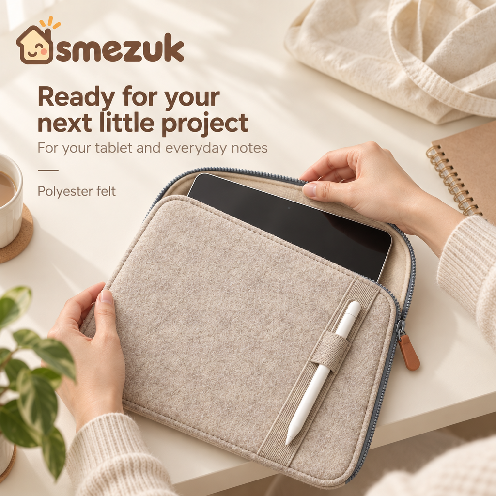 SMEZUK Padded Zippered Storage Pouch detail 1
