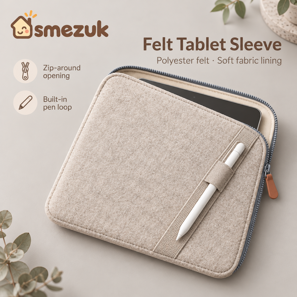 SMEZUK Padded Zippered Storage Pouch detail 3